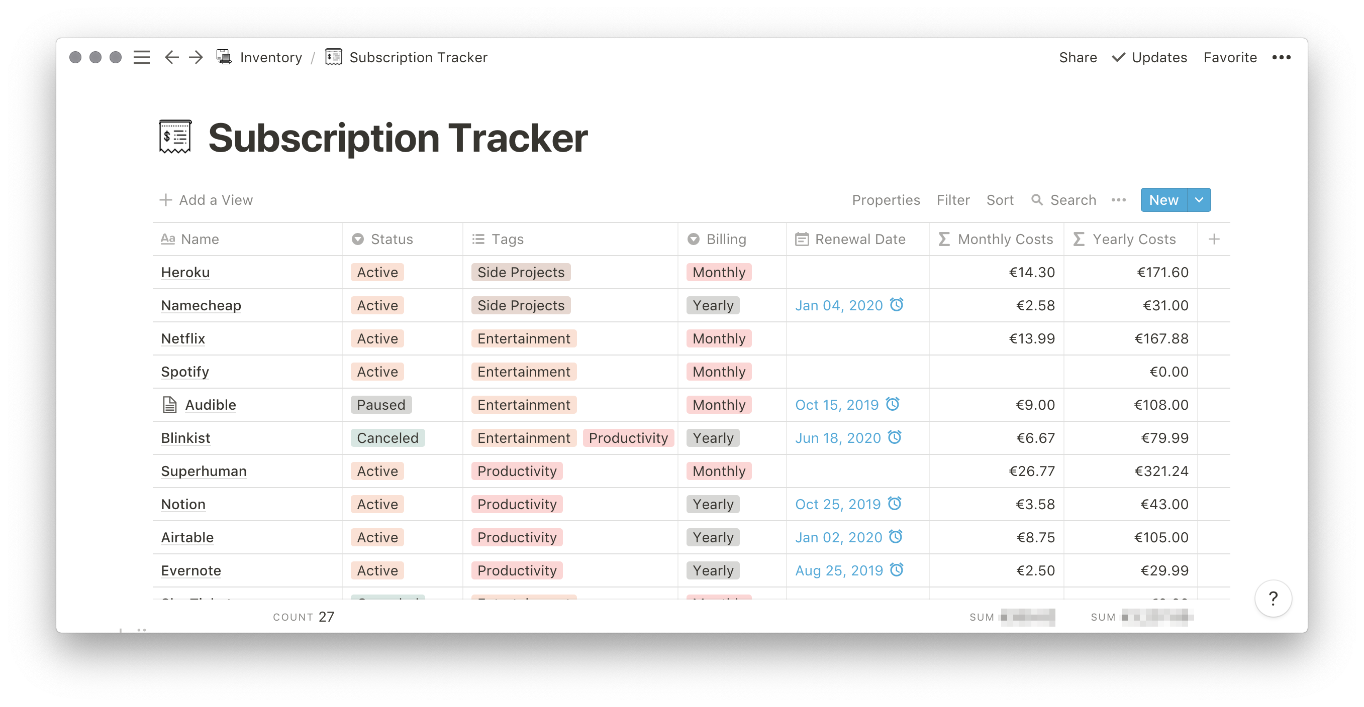 my-notion-subscription-tracker-julian-digital